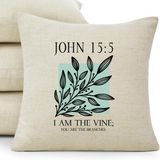 John 15:5 'I Am the Vine' Pillow - Winks Design Studio,LLC