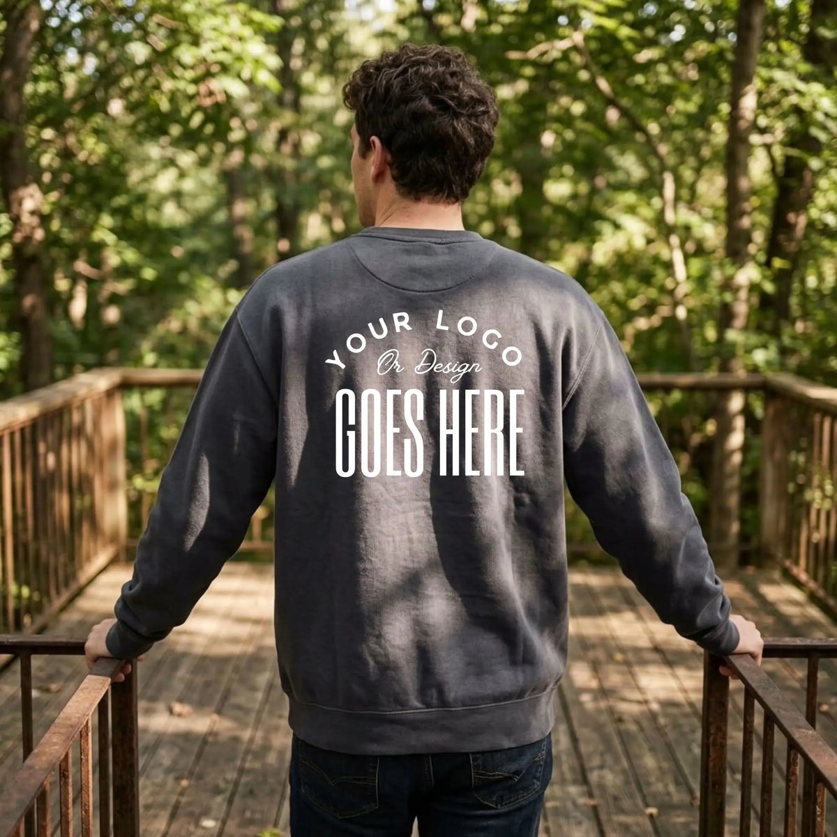 Custom Comfort Colors Lightweight Cotton Crewneck Sweatshirt Winks Design Studio,LLC