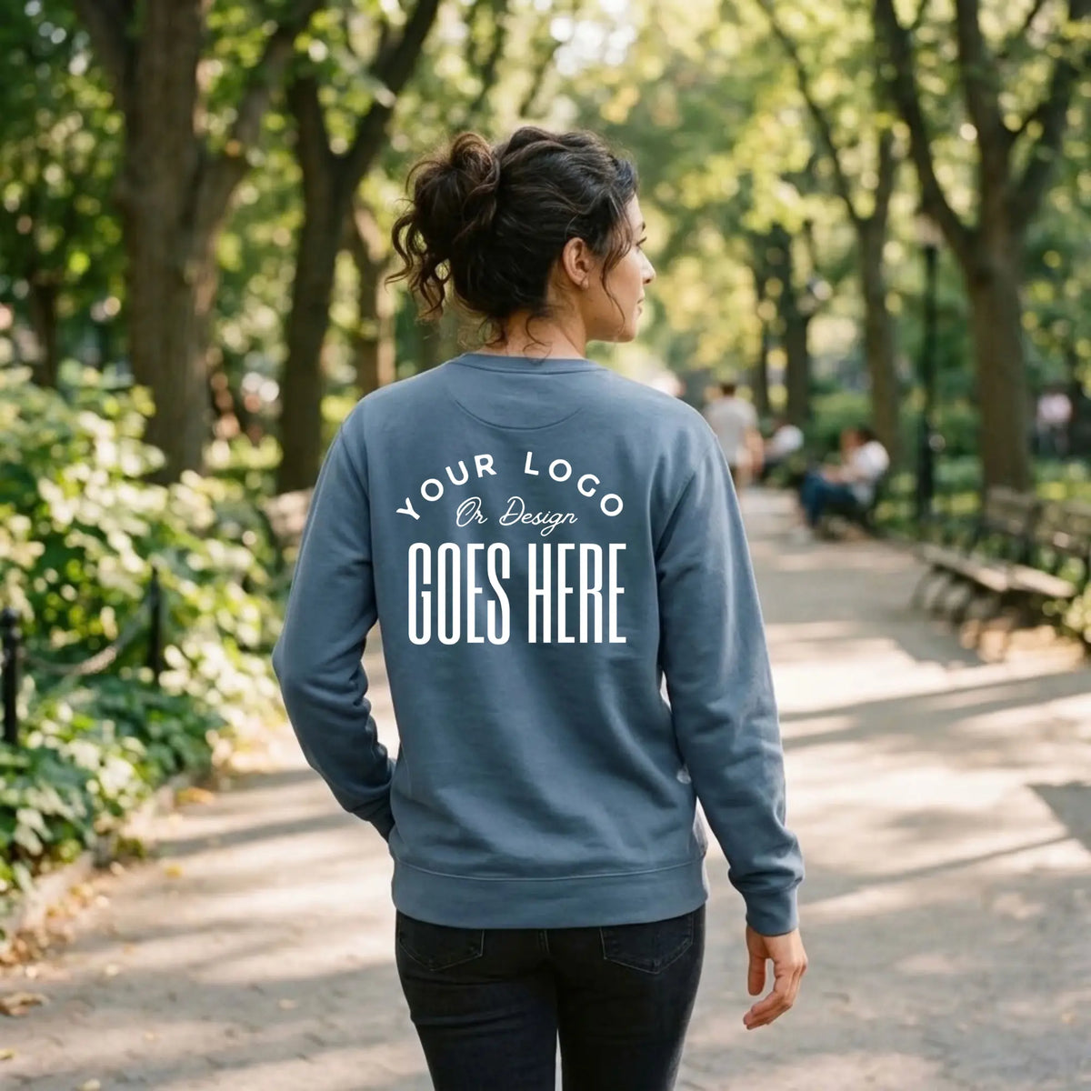 Custom Unisex Comfort Colors Crewneck Sweatshirt