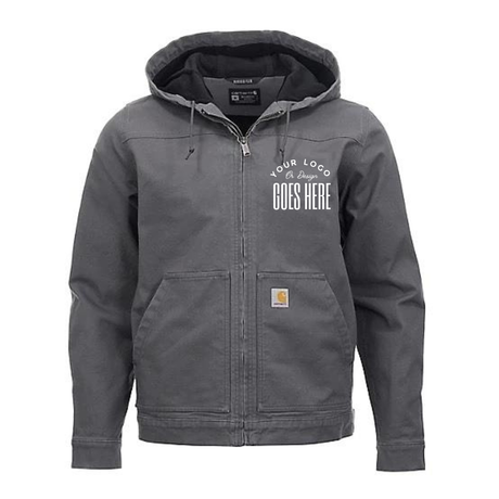 Custom Carhartt Men's Rugged Flex Duck Fleece Lined Jacket - Winks Design Studio,LLC