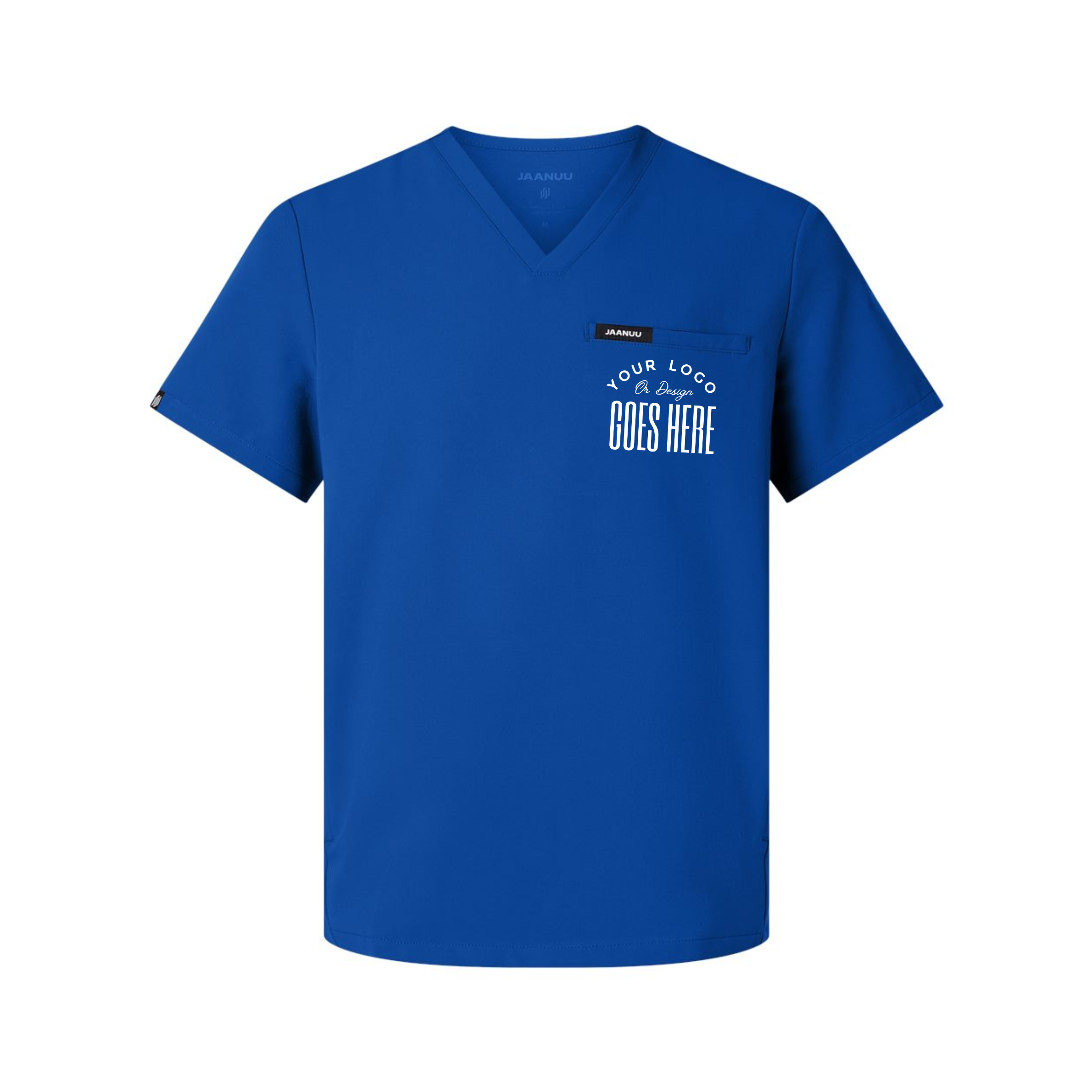 Custom Jaanuu Platt 3-Pocket Scrub V-Neck Top - Winks Design Studio,LLC