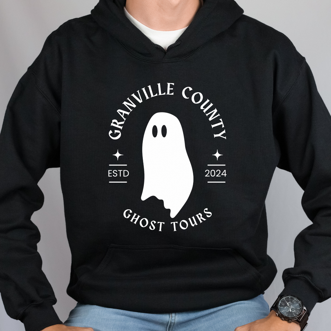Granville County Ghost Tours Pocket Hoodie - Winks Design Studio,LLC