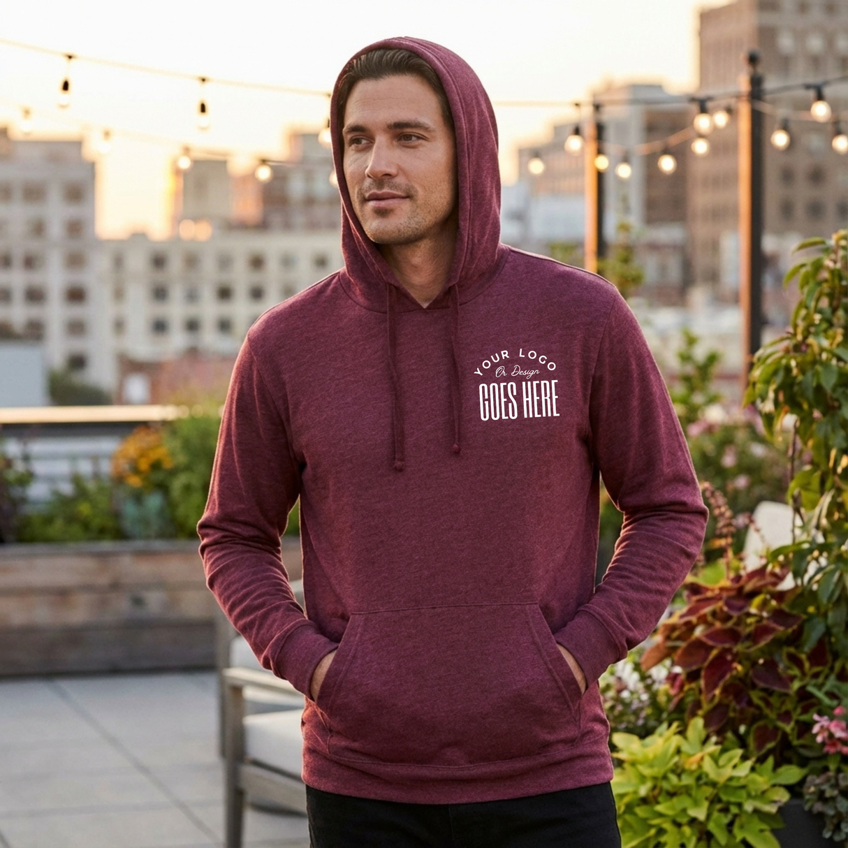 Custom Econscious Pullover Hoodie