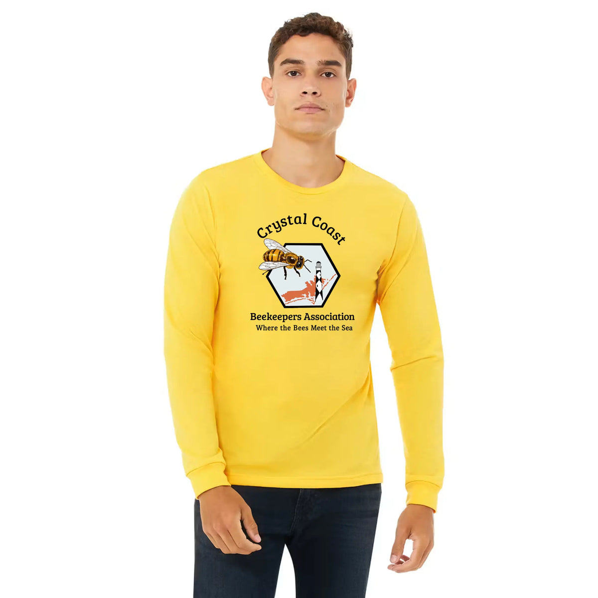 Crystal Coast Beekeepers Long Sleeve - Winks Design Studio,LLC