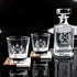 Custom Whiskey Decanter Set - Winks Design Studio,LLC