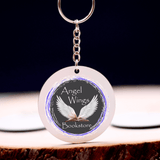 Angel Wings Bookstore Keychain Keychains $2.95 Winks Design Studio,LLC