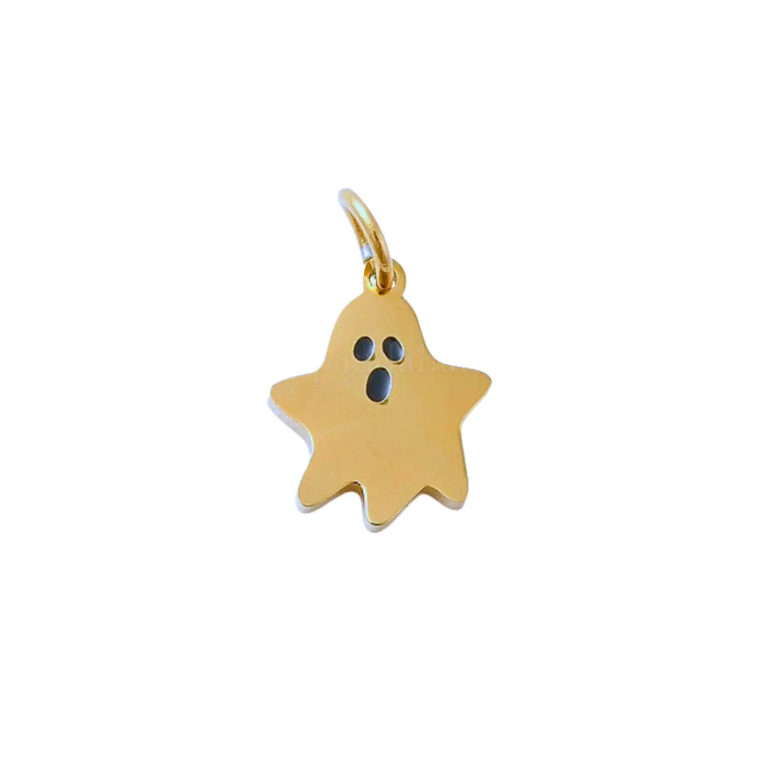 Gold Itty Bitty Ghost Charm - Winks Design Studio,LLC