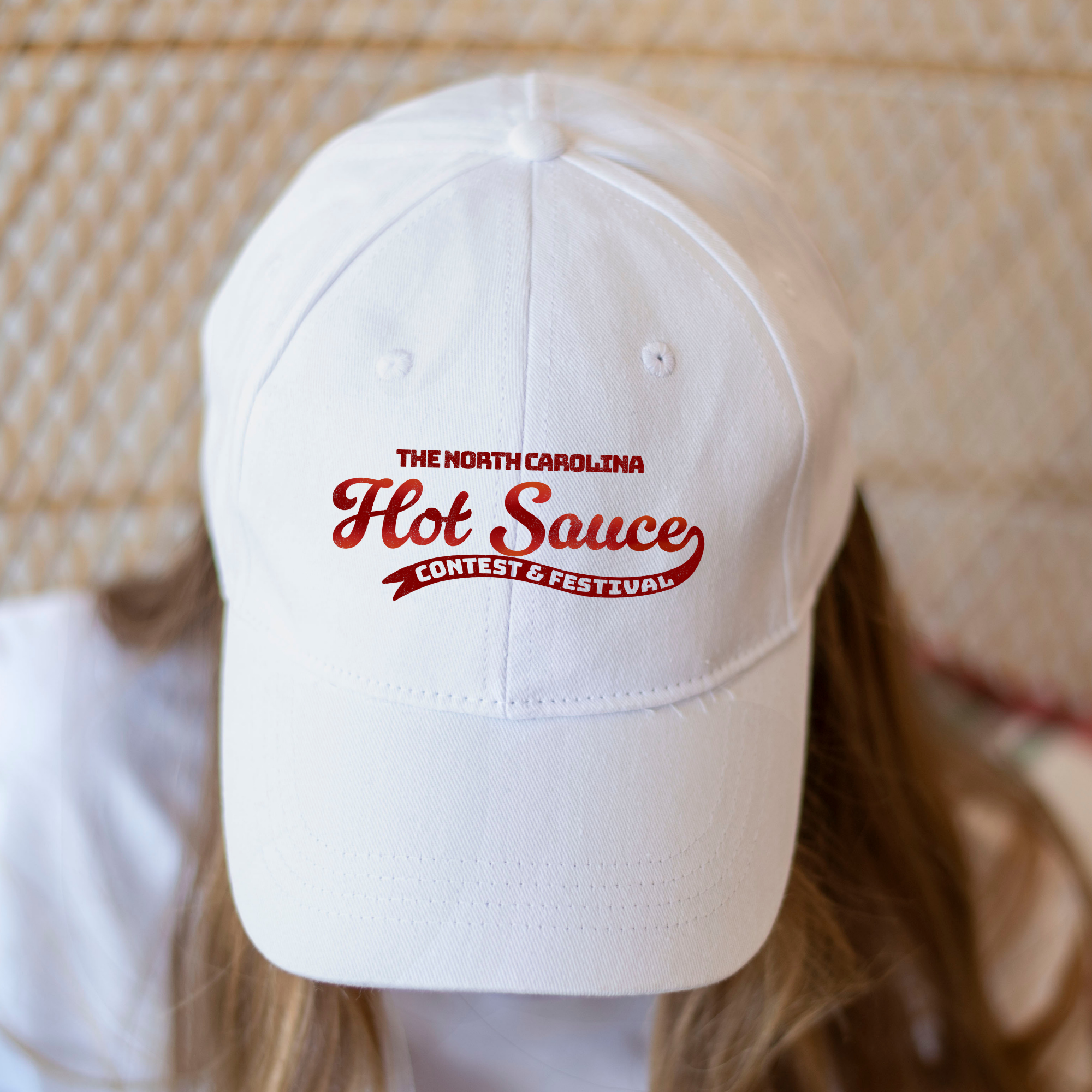 NC Hot Sauce Festival Retro Character Twill Hat