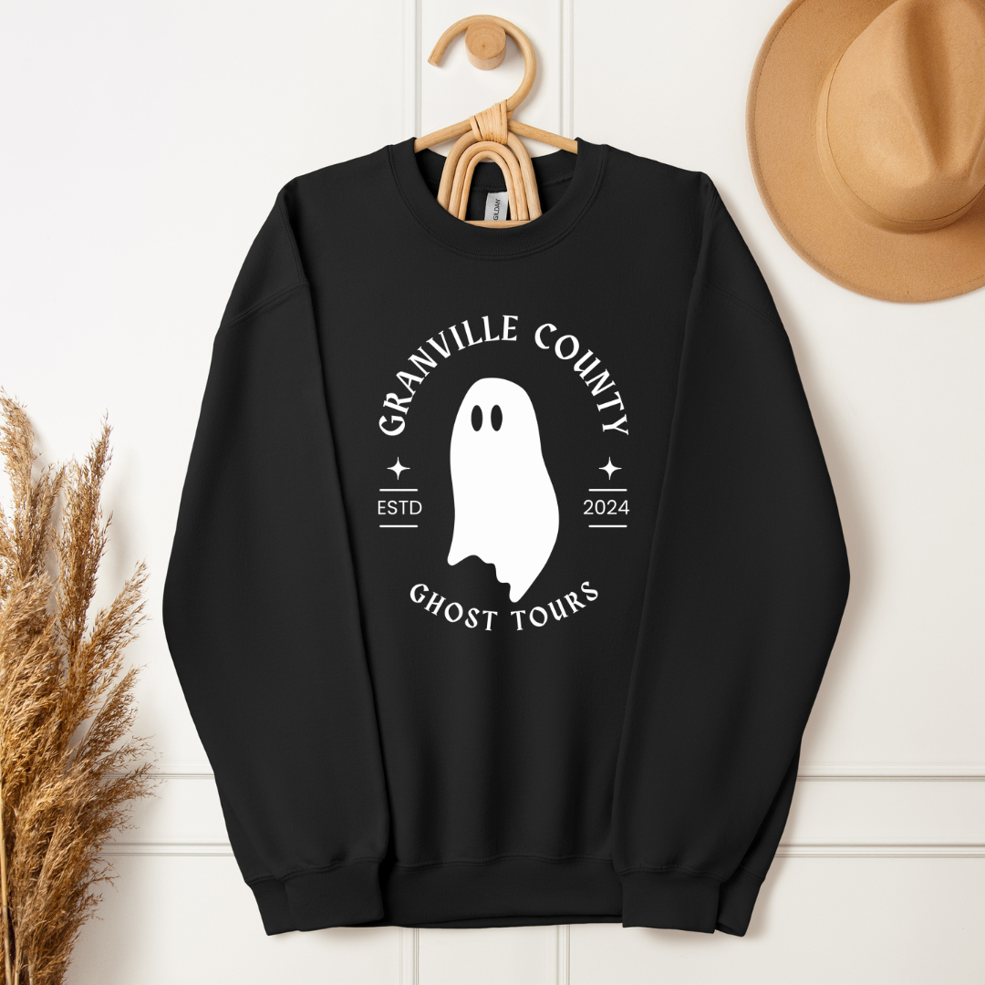 Granville County Ghost Tours Crewneck - Winks Design Studio,LLC