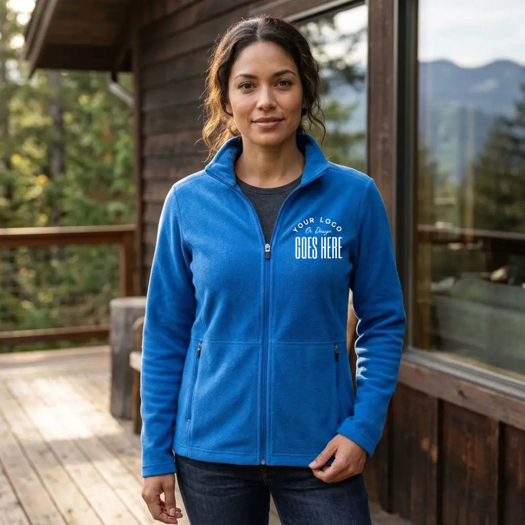 Custom Port Authority Accord Microfleece Jacket Winks Design Studio,LLC