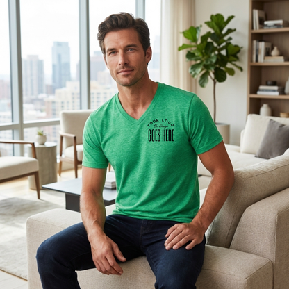 Custom Gildan Unisex Softstyle V-Neck T-Shirt - Winks Design Studio,LLC