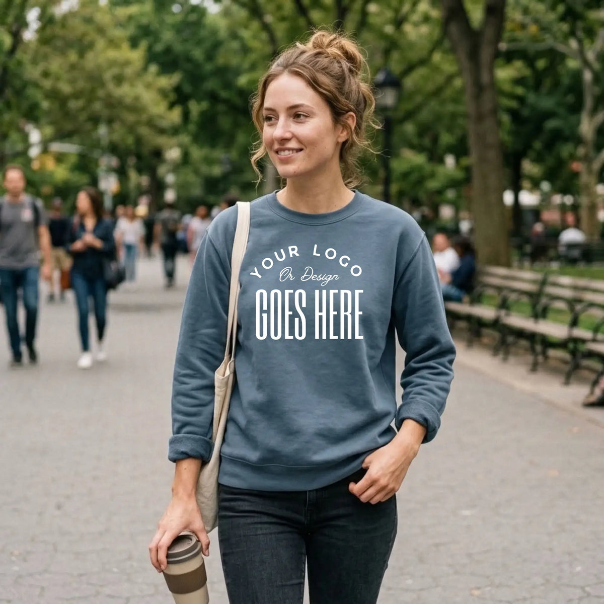 Custom Unisex Comfort Colors Crewneck Sweatshirt