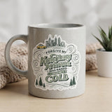 Forgive My Northern Attitude Sticker - Winks Design Studio,LLC