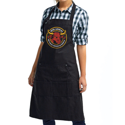 NC Hot Sauce Contest &amp; Festival Spicy Ox Apron - Winks Design Studio,LLC