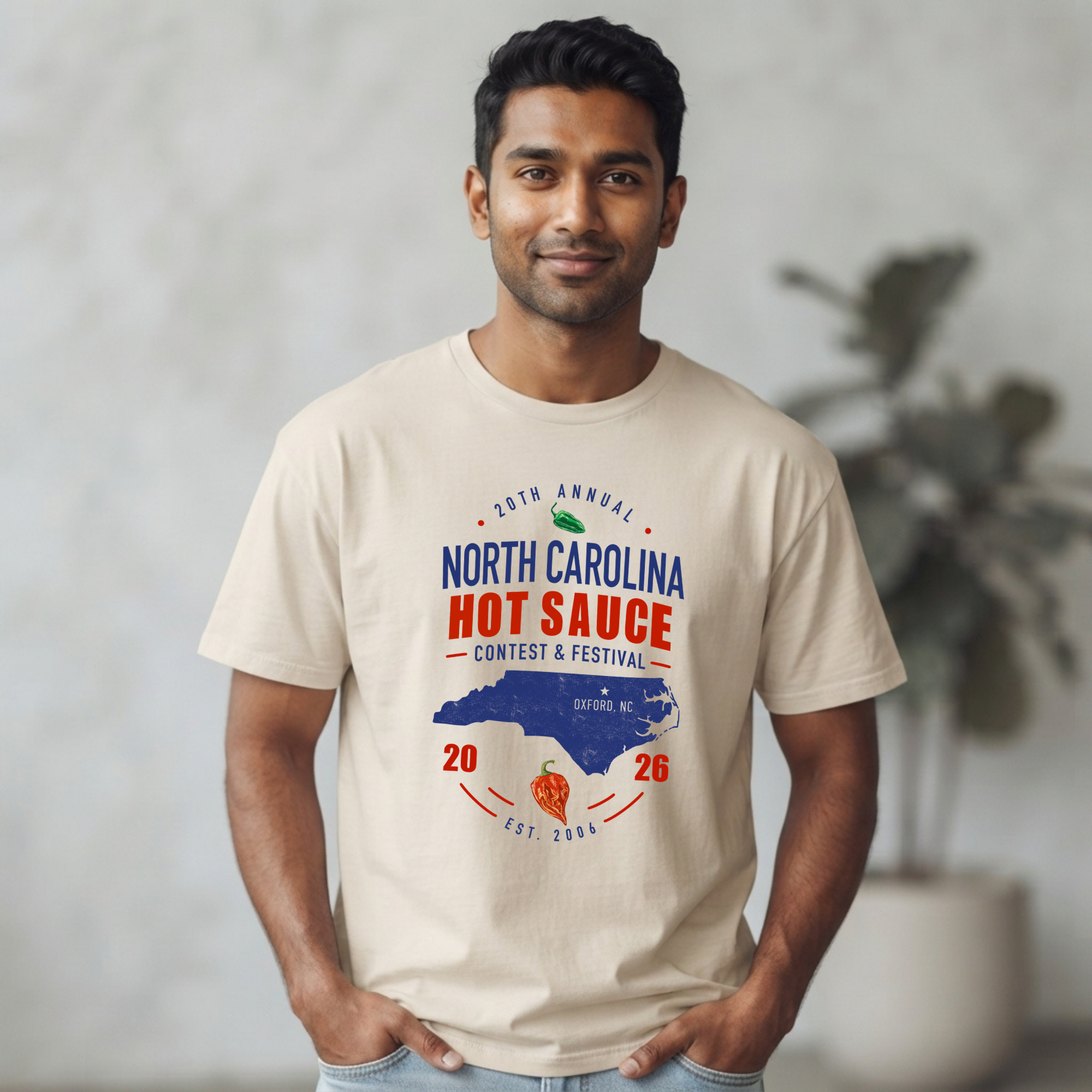 NC Hot Sauce Festival Carolina Classic T-Shirt