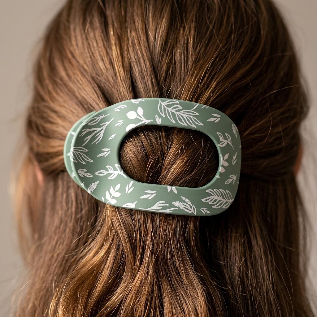 Sage and Stem Claw Clip - Winks Design Studio,LLC