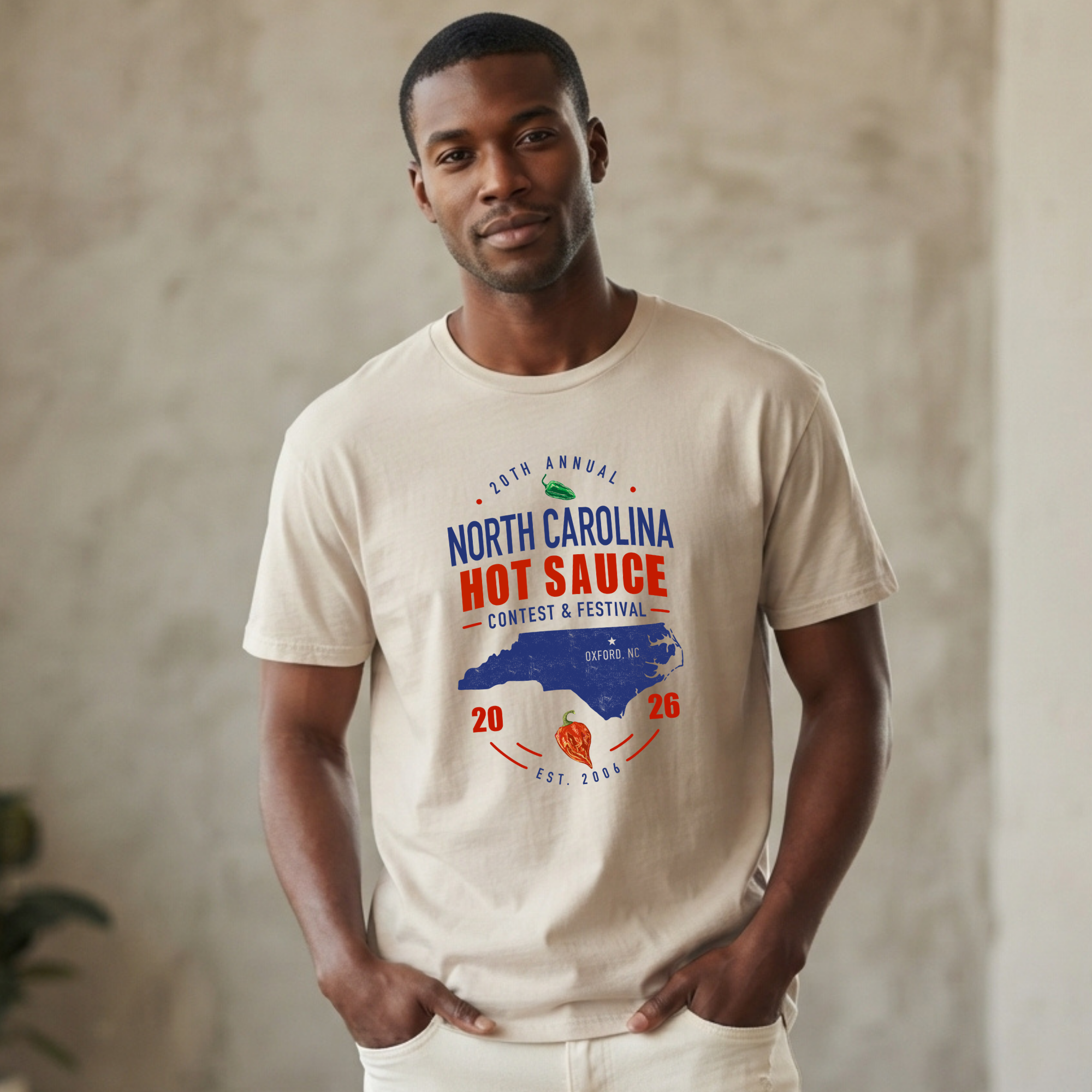 NC Hot Sauce Festival Carolina Classic T-Shirt