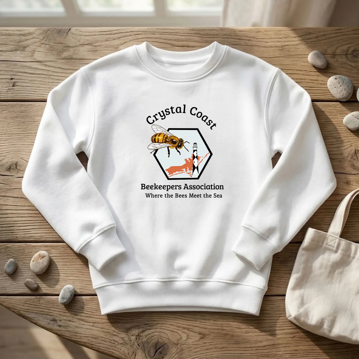 Crystal Coast Beekeepers Kids Hoodie