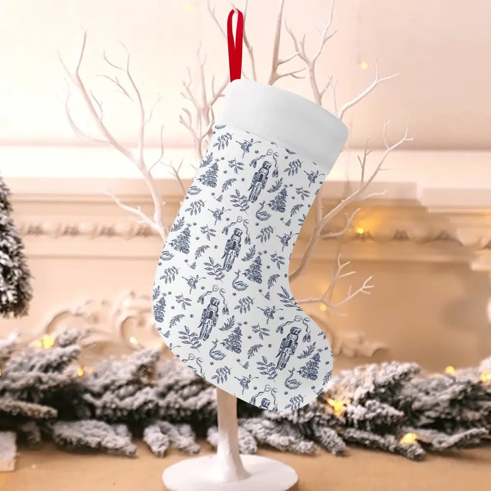 Elegant Nutcracker Christmas Stocking - Winks Design Studio,LLC