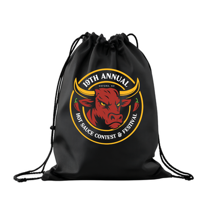 NC Hot Sauce Contest &amp; Festival Cinch Bag - Winks Design Studio,LLC