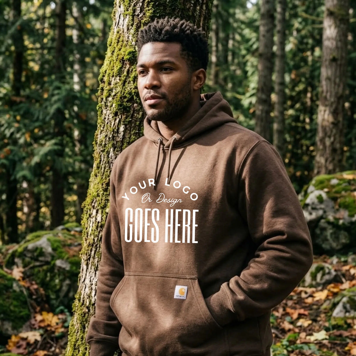 Custom Rain Defender Carhartt Heavyweight Hoodie - 13oz Water-Repellent Work Sweatshirt Winks Design Studio,LLC