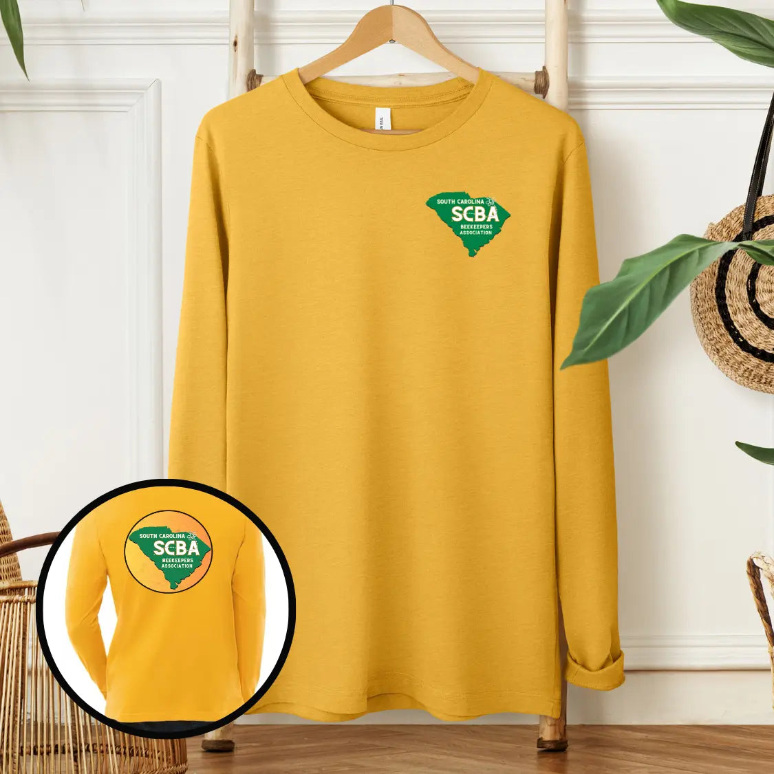 Winks Design Studio LLC SCBA long sleeve t-shirt featuring a comfortable fit and stylish printed design on the front.