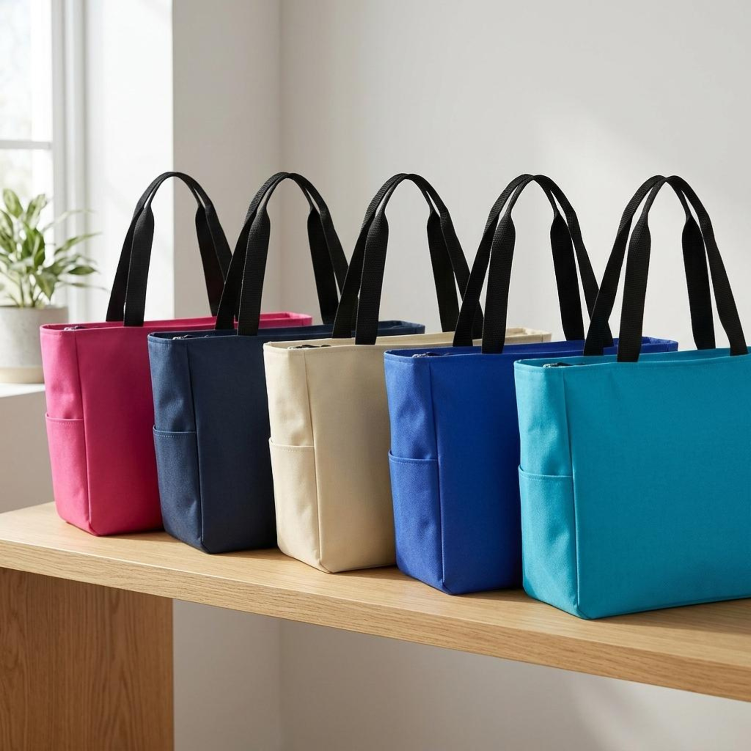 Custom Port Authority Essential Zip Tote