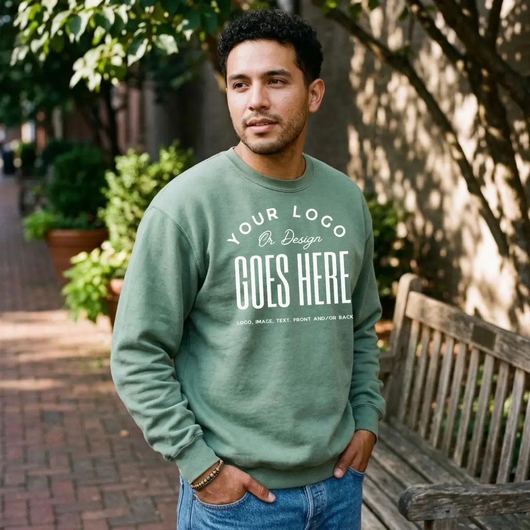 Custom Gildan Crewneck Sweatshirt Winks Design Studio,LLC