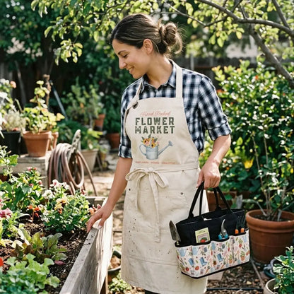 Garden Essentials Gardening Tote Bag | Garden Tool Organizer Winks Design Studio,LLC