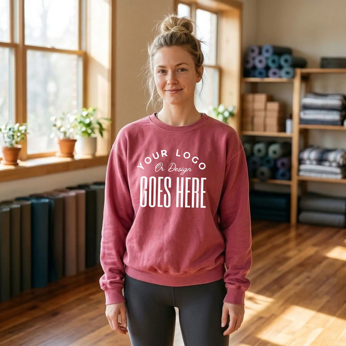 Custom Unisex Comfort Colors Crewneck Sweatshirt
