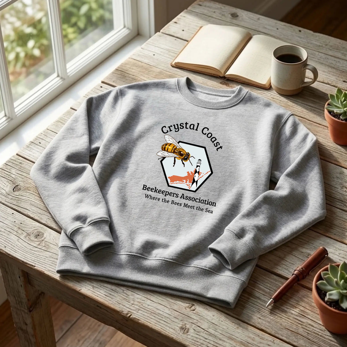 Crystal Coast Beekeepers Kids Hoodie