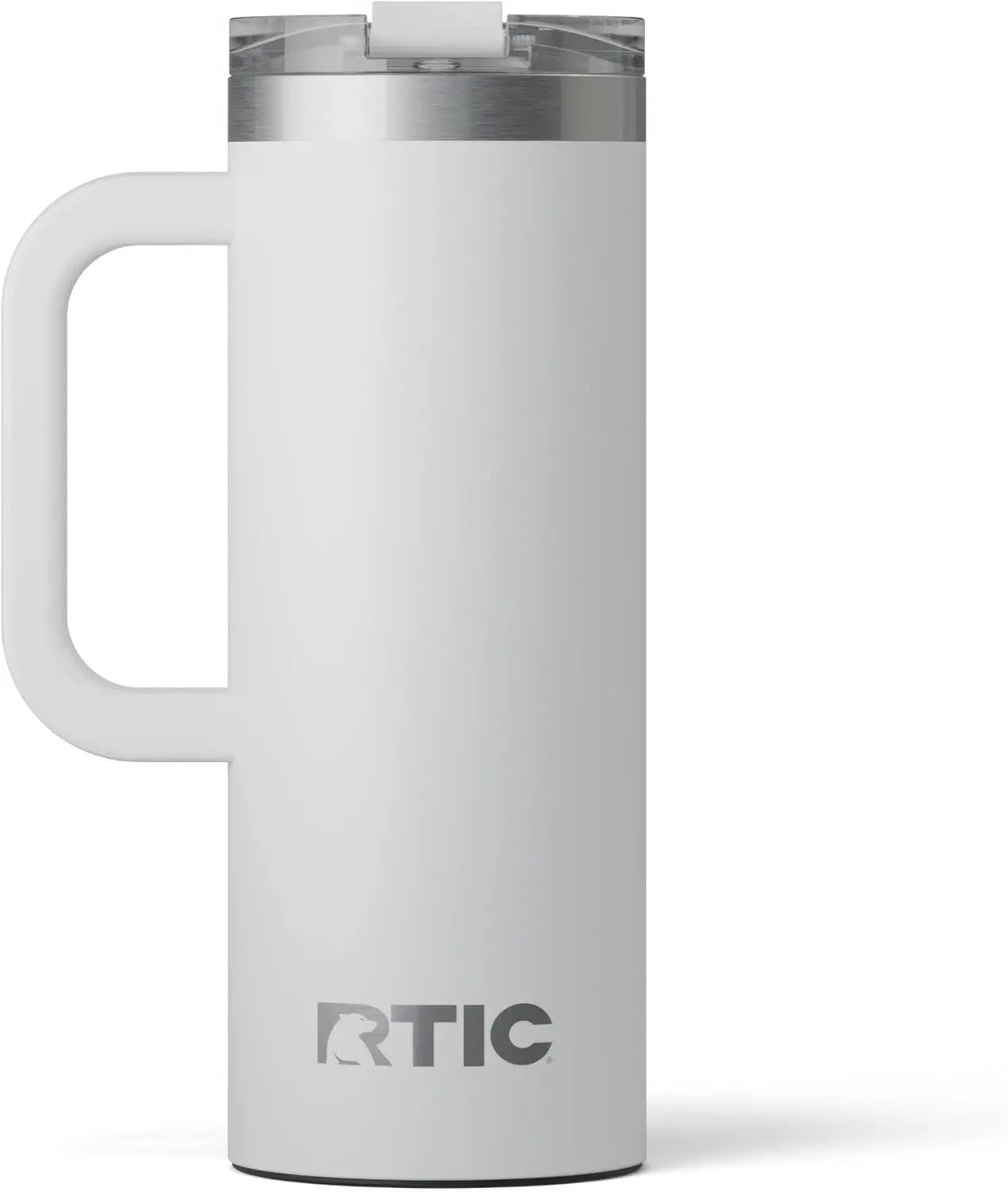 Custom engraved Winks Design Studio 16oz RTIC travel mug, durable drinkware with personalized design, black finish and stainless steel body.