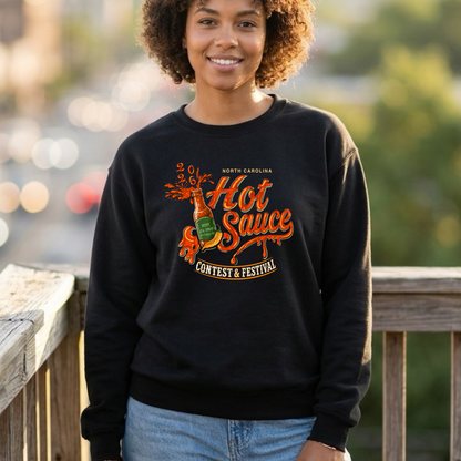 NC Hot Sauce Festival Bottle Crewneck