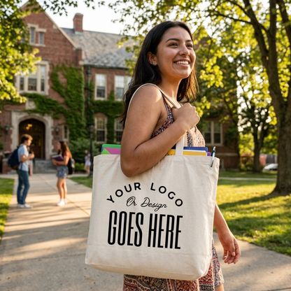 Custom Q-Tees Jumbo Tote