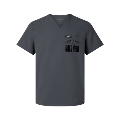 Custom Jaanuu Platt 3-Pocket Scrub V-Neck Top - Winks Design Studio,LLC