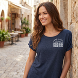 Custom Women's Next Level Triblend Dolman Tee | Soft Tri-Blend Personalized Shirt - Winks Design Studio,LLC
