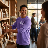 Custom Heavyweight Long Sleeve T-Shirt | Comfort Colors Ringspun Cotton - Winks Design Studio,LLC