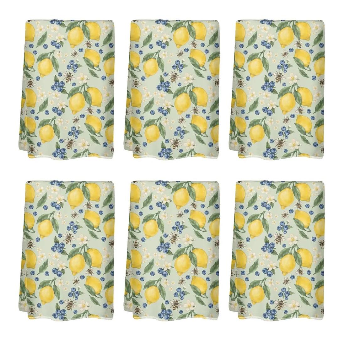 Lemonberry Bloom Kitchen Towel - Winks Design Studio,LLC
