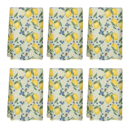 Lemonberry Bloom Kitchen Towel - Winks Design Studio,LLC