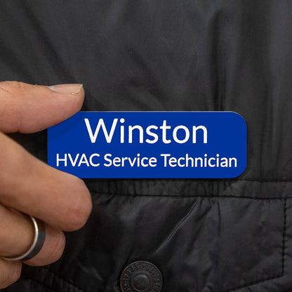 Custom Engraved Magnetic Name Badge - Winks Design Studio,LLC