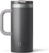 Custom engraved 16oz RTIC travel mug by Winks Design Studio, LLC, featuring a sleek stainless steel body and spill-proof lid.