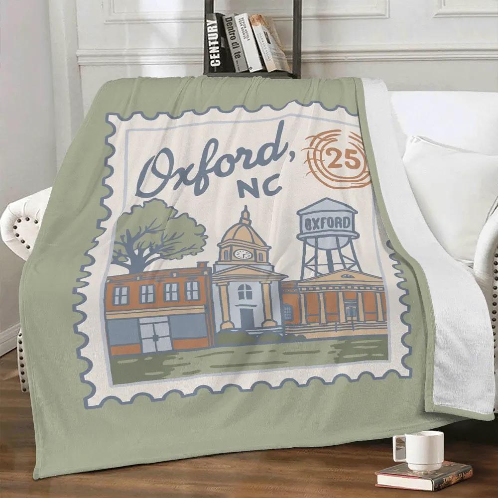 Oxford Landmark Fleece Blanket