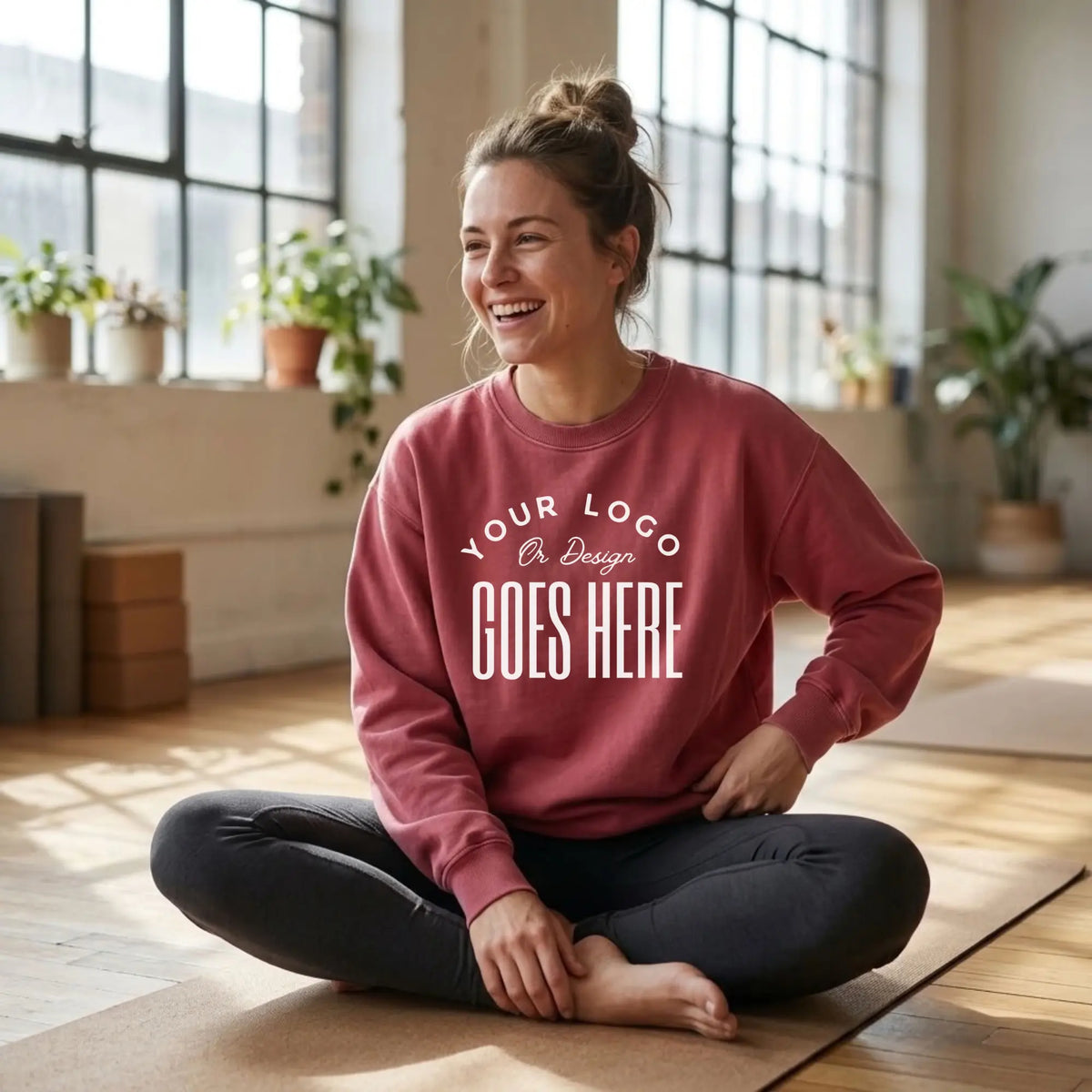 Custom Unisex Comfort Colors Crewneck Sweatshirt