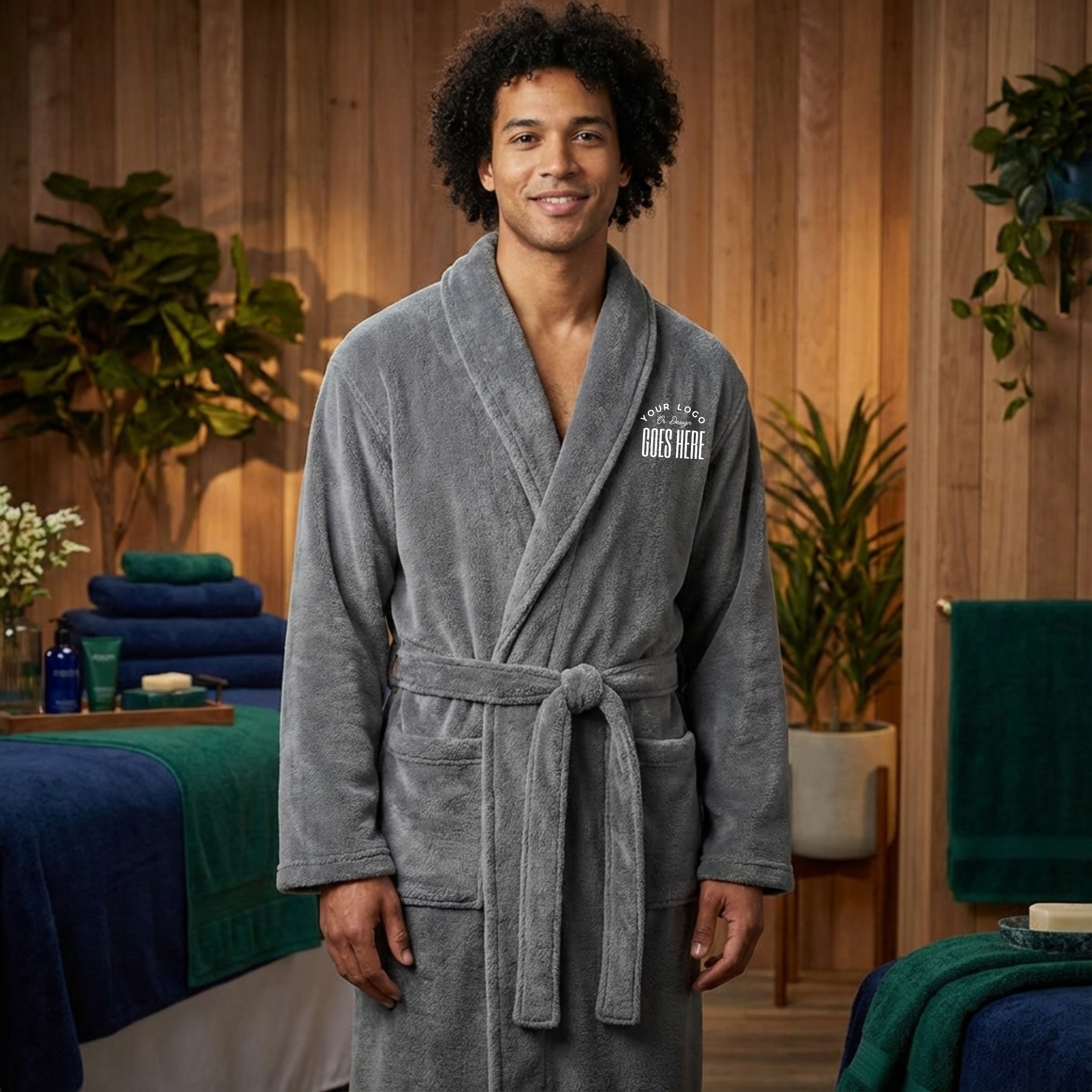 Custom Bathrobe - Personalized Gift for Him, Her &amp; Family - Winks Design Studio,LLC