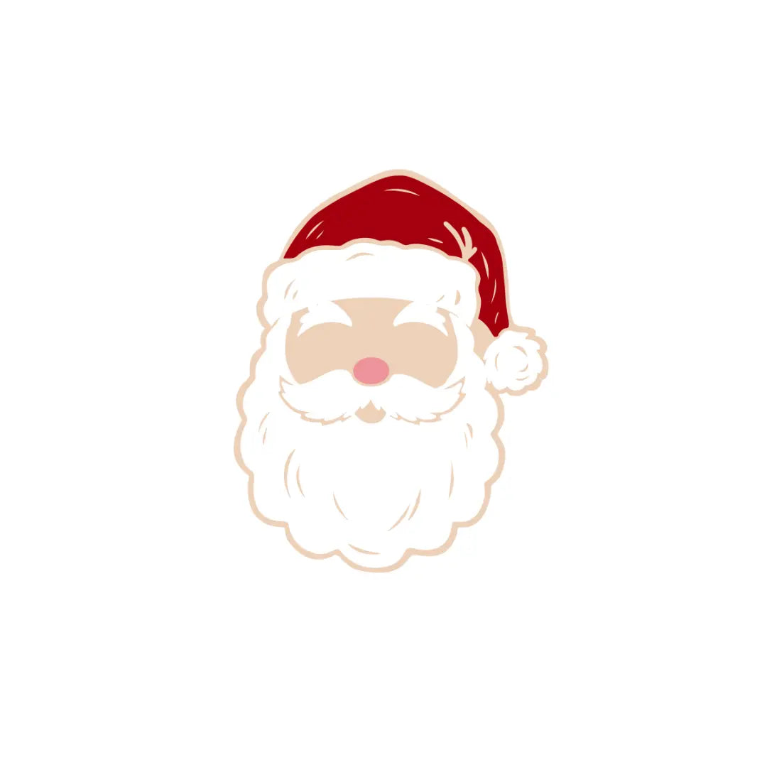 DIY Santa Claus ornament kit by Winks Design Studio, LLC, featuring paint-your-own Christmas craft for kids with festive materials.