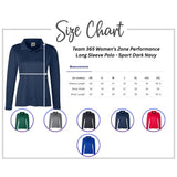 Custom Team 365 Women's Performance Long Sleeve Polo
