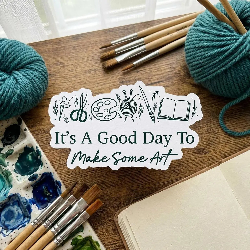 Colorful sticker from Winks Design Studio featuring the phrase "It&