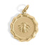 18K Gold Bee Pendant - Winks Design Studio,LLC