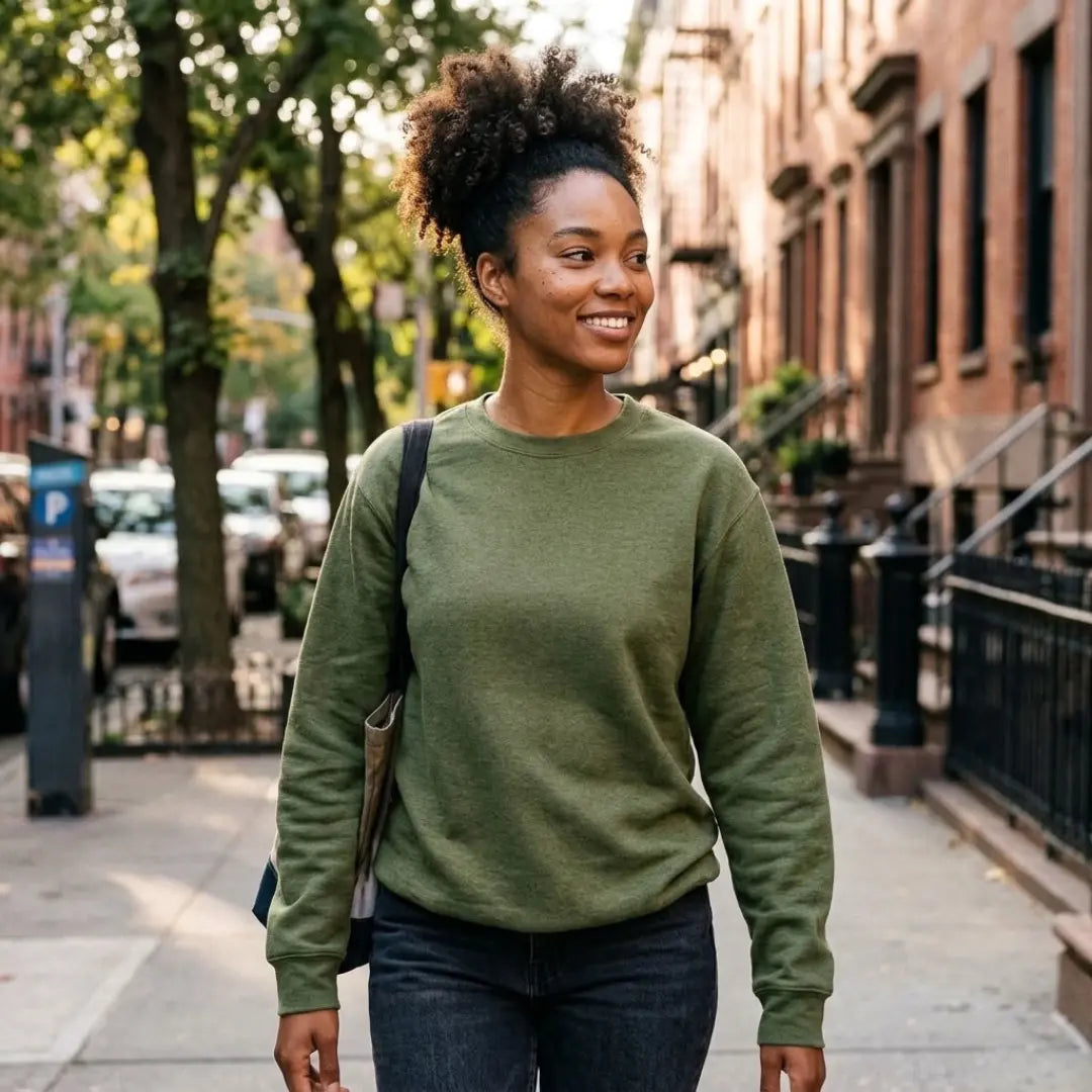 Independent Trading Co. SS3000 – Midweight Crewneck Sweatshirt Winks Design Studio,LLC