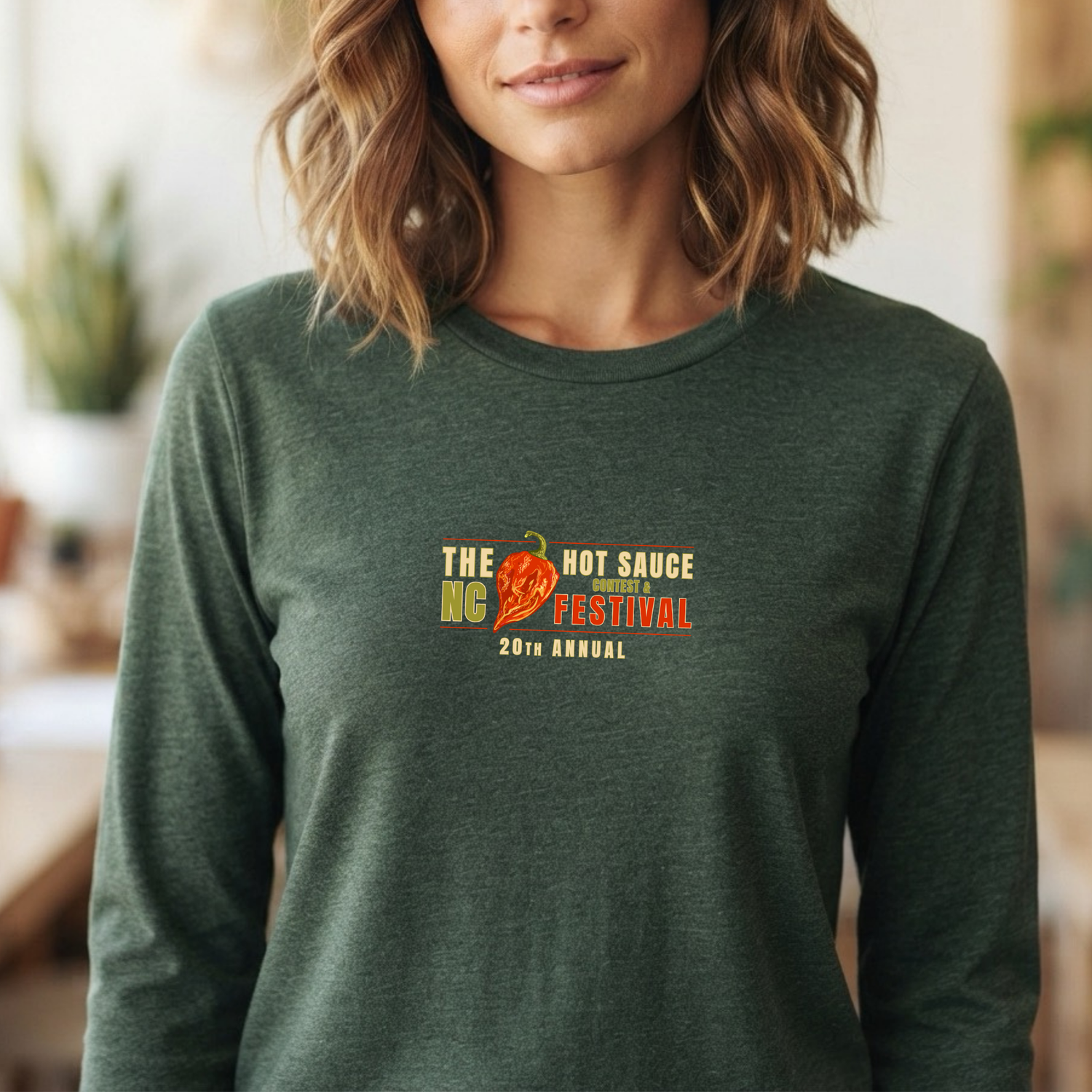 NC Hot Sauce Festival History Long Sleeve
